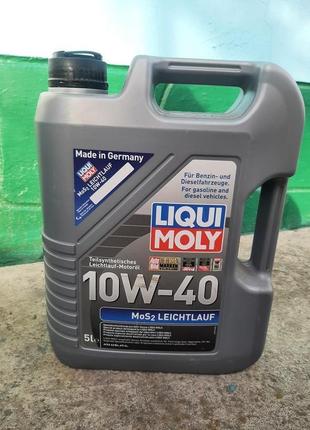 Моторне масло Liqui Moly МoS2 Leichtlauf 10W-40, 5л.