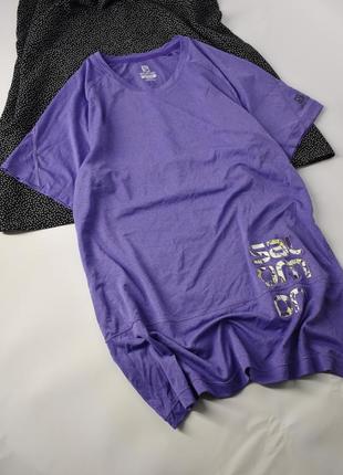 Женская легкая фиолетовая футболка salomon l