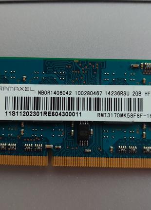 Оперативна память Ramaxel ddr3 2Gb 1600mHz
