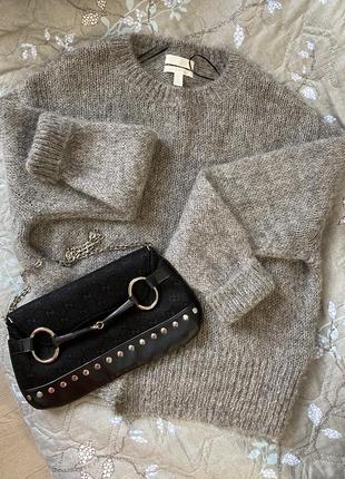 Женский шерстяной свитер из шерсти альпаки, s-l