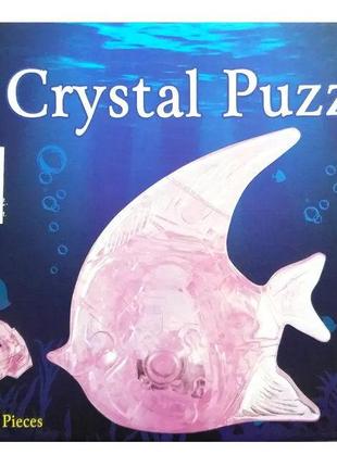 Пазлы 3D пластиковые кристаллические "Рыбка" развивает мелкую ...