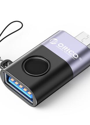 Переходник Orico USB А 3.0 to micro USB OTG адаптер 5W 480 Мби...