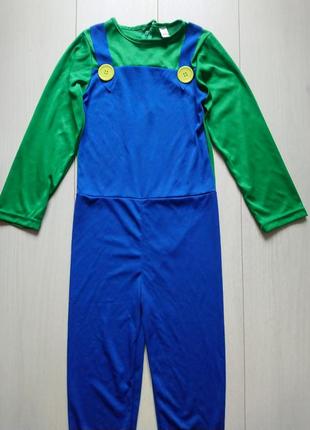 Карнавальный костюм супер марио луиджи