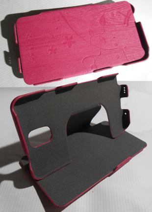 Чехол для Samsung Galaxy S5 трансформер розовый книжка подставка