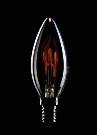 Світлодіодна лампа Едісона E14 2W Vintage Crown зі спіральною ...