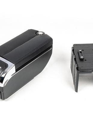 Универсальный подлокотник с USB (черный)