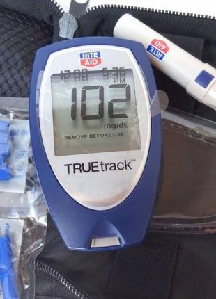 Глюкометр truetrack для измерения сахара глюкозы в крови rite aid