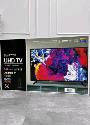 Телевизор Samsung 56" Android 11 (SMART TV 4K, DVB-T2 L56 Wi-Fi,