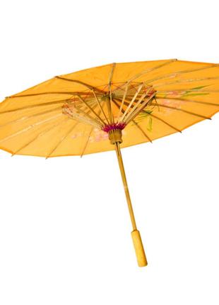 Зонт шелковый с рисунком (d-57 см h-37 см)