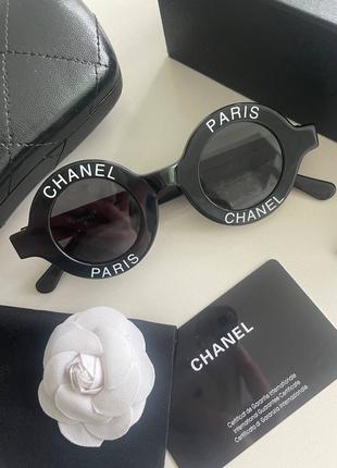 Сонцезахисні окуляри Chanel круглі (Шанель)