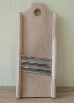 Шинковка для капусты 3 ножа деревянная