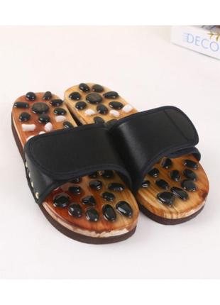 Тапочки массажные jade health massage shoes