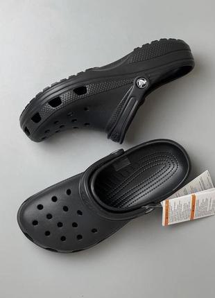 Крокс класік клог чорні crocs classic black clog