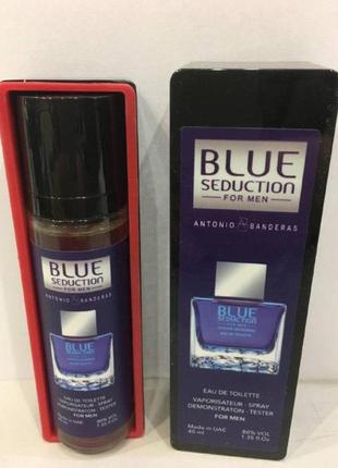 Мини-парфюм 40 мл blue seduction antonio banderas мужской тест...
