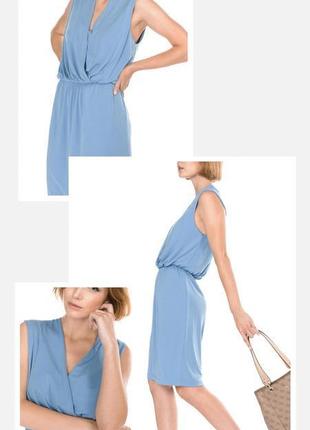 Новое женское голубое платье selected