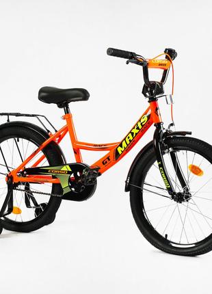 Велосипед 20" дюймов Corso «MAXIS» стальная рама, звонок, ручн...