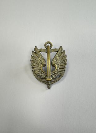 Кокарда морской пехоты нового образца металлическая