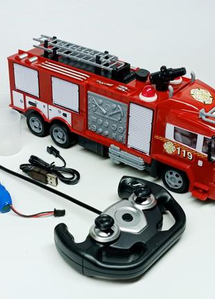 Пожарная машинка Shantou на радиоуправлении с помпой SYRCAR 66...