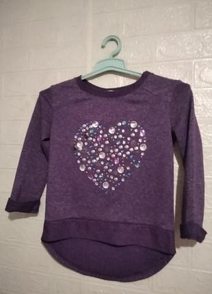 Кофта, свитшот, свитер фиолетового цвета