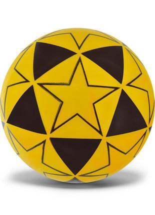 Мячик детский "Футбольный" RB0688 резиновый, 60 грамм (Желтый)