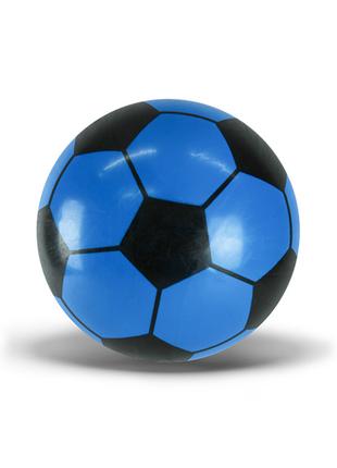 Детский Мячик "Футбольный" RB0689 резиновый, 60 грамм (Синий)