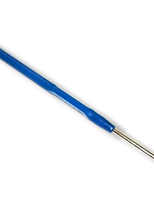 Крючок для вязания 2мм с синей ручкой