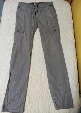 Стильные брюки/штаны -карго на высокого парня w32l38
