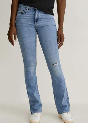 Блакитні джинси c&a, розмір xl