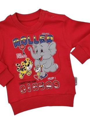 Пуловер/кофта детская слоник для мальчика, рост 80, 86, 92, 98...