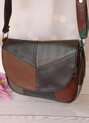 Женская сумка магда  – сумка из натуральной кожи.  цвет – уник...