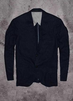 Massimo dutti extrafine linen blazer (мужской пиджак блейзер л...