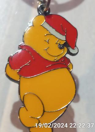 Брелок на ключи металл мишка медведь винни пух Winnie the Pooh...
