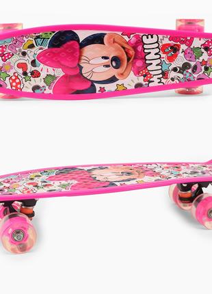 Пені Борд для дівчат Minnie Mouse Світні Колеса Penny Board