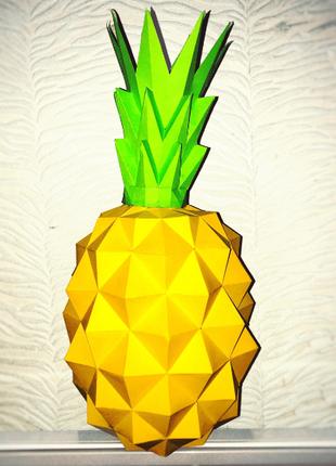 PaperKhan конструктор из картона 3D ананас растение Паперкрафт...