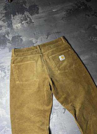 Мужские вельветовые брюки carhartt wip original velvet