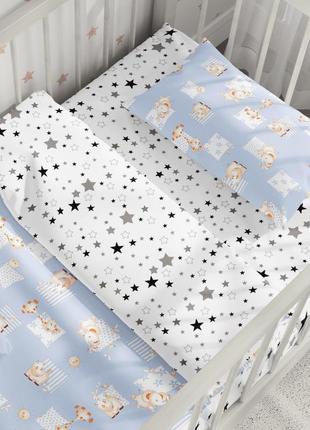 Комплект дитячої постільної білизни "тепік" 1-3 роки чарівні сни