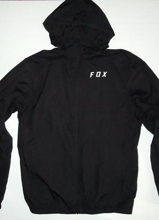 Велокуртка вітровка fox attacker windbreaker jacket black (l)