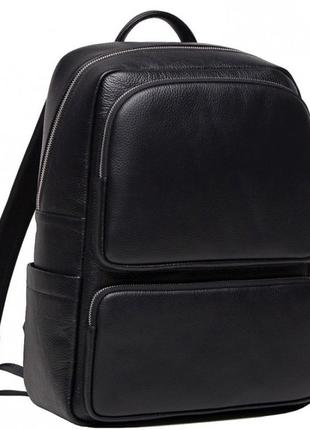 Кожаный рюкзак для ноутбука и поездок Tiding Bag 89336 черный