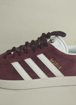 Кроссовки adidas gazelle maroon white