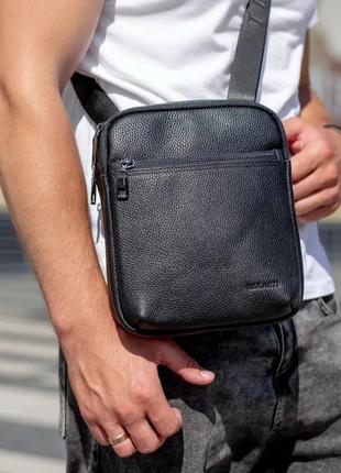 Мужская сумка через плечо из натуральной кожи Tiding Bag TD-20...