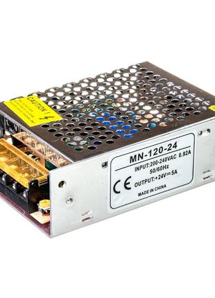 Led блок питания 24V 5A 120Вт IP20 MN