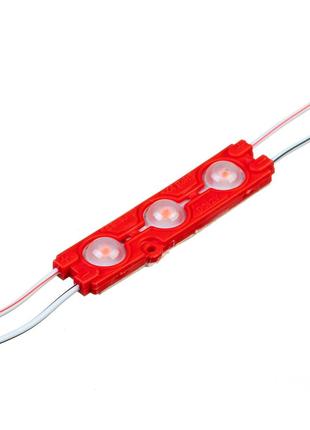 Світлодіодний модуль 12 V червоний smd5730 3led 1.5 W IP65 (66...