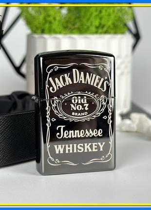 Зажигалка Jack Daniels электроимпульсная в виде Zippo лазерная...