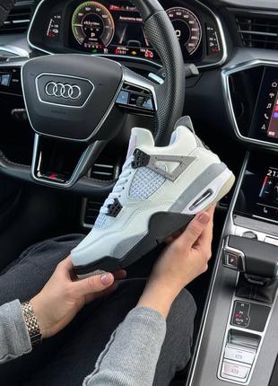 Кроссовки nike air jordan 4 white cement