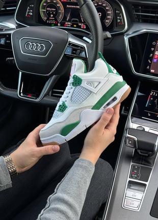 Кроссовки nike air jordan 4 retro x sb pine green