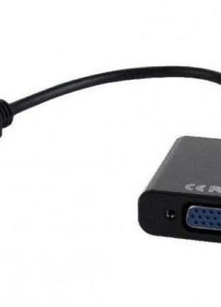 Адаптер HDMI->VGA Cablexpert, 0.15м, black (B-HDMI-VGA-03) (ко...