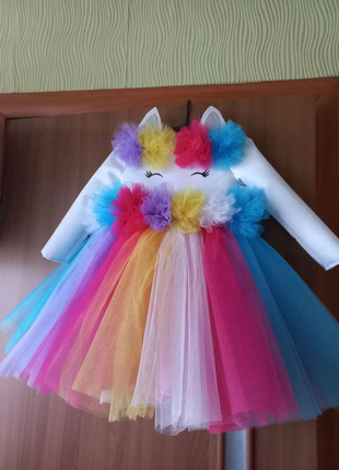 Єдиноріжка дитяча сукня для дівчинки на день народження подарунок