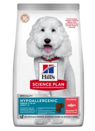 Hills Science Plan Canine Adult Hypoallergenic Medium(Хиллс Ги...