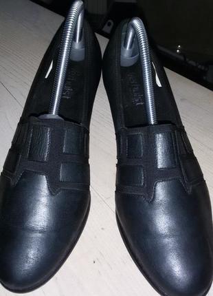 Verhulst(нидерланды)- кожаные туфли темно-синего цвета размер ...