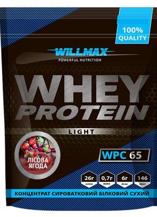 Whey protein 65% 1 кг протеин (лесная ягода)